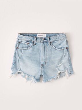 Abercrombie & Fitch High Rise Mom Shorts 25